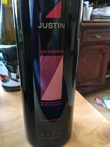 Justin Justification Cabernet Franc Merlot 2012
